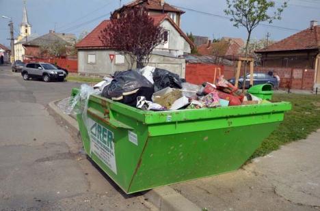 Curăţenia continuă! RER Ecologic Service amplasează containerele pentru curăţenia de toamnă în zonele Decebal şi Calea Aradului